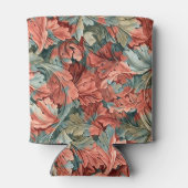 William Morris Acanthus Roest Rood Salie Groen Blikjeskoeler (Achterkant)
