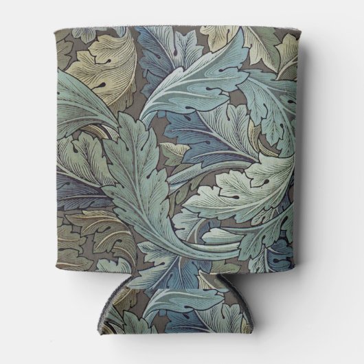 William Morris Acanthus Sage Bloemen Plantaardige Blikjeskoeler (Voorkant)