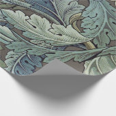 William Morris Acanthus Sage Bloemen Plantaardige Cadeaupapier (Hoek)