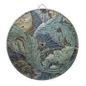 William Morris Acanthus Sage Bloemen Plantaardige Dartbord (Voorkant)