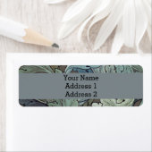 William Morris Acanthus Sage Bloemen Plantaardige Etiket (Insitu)