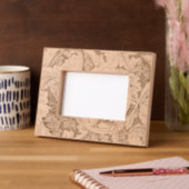 William Morris Acanthus Sage Bloemen Plantaardige Gegraveerde Lijstjes (Links)