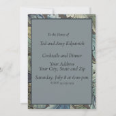 William Morris Acanthus Sage Bloemen Plantaardige Kaart (Achterkant)