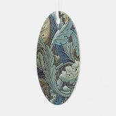 William Morris Acanthus Sage Bloemen Plantaardige Metalen Ornament (Voorkant links)