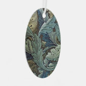 William Morris Acanthus Sage Bloemen Plantaardige Metalen Ornament (Voorkant Rechts)