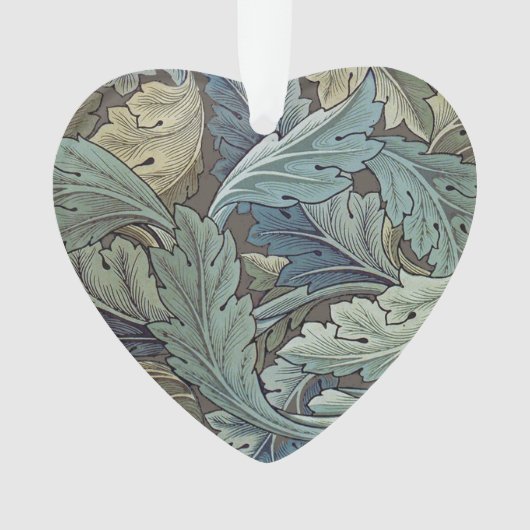 William Morris Acanthus Sage Bloemen Plantaardige Ornament (voorkant)