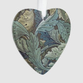 William Morris Acanthus Sage Bloemen Plantaardige Ornament (voorkant)