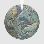 William Morris Acanthus Sage Bloemen Plantaardige Ornament (achterkant)