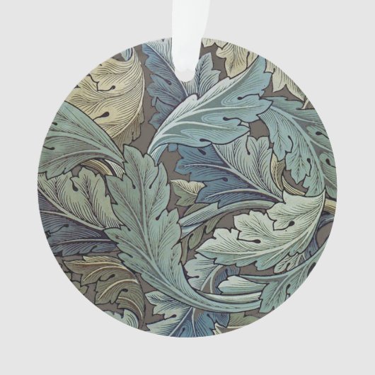 William Morris Acanthus Sage Bloemen Plantaardige Ornament (voorkant)