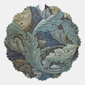 William Morris Acanthus Sage Bloemen Plantaardige Ornament Kaart (Voorkant)