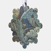 William Morris Acanthus Sage Bloemen Plantaardige Ornament Kaart (Links)