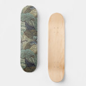 William Morris Acanthus Sage Bloemen Plantaardige Persoonlijk Skateboard (Voorkant)