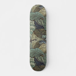 William Morris Acanthus Sage Bloemen Plantaardige Persoonlijk Skateboard