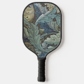William Morris Acanthus Sage Bloemen Plantaardige Pickleball Paddle (Achterkant)