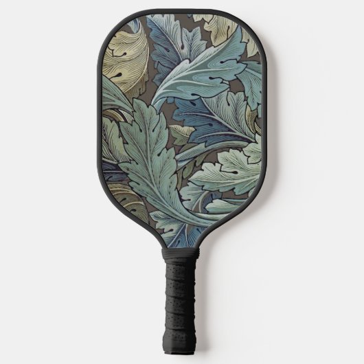 William Morris Acanthus Sage Bloemen Plantaardige Pickleball Paddle (Achterkant)