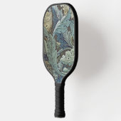 William Morris Acanthus Sage Bloemen Plantaardige Pickleball Paddle (Links)