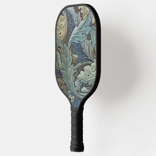 William Morris Acanthus Sage Bloemen Plantaardige Pickleball Paddle (Links)
