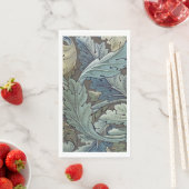 William Morris Acanthus Sage Bloemen Plantaardige Servet (Insitu)