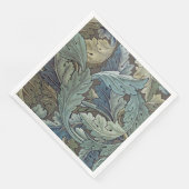 William Morris Acanthus Sage Bloemen Plantaardige Servet (Hoek)