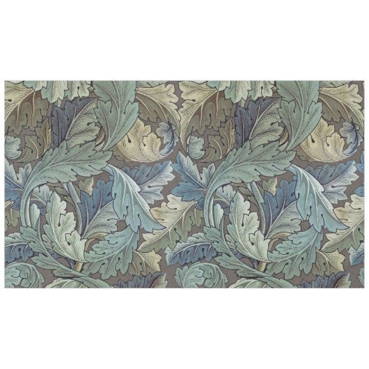 William Morris Acanthus Sage Bloemen Plantaardige Tafelkleed (Voorkant (Horizontaal))