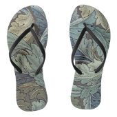 William Morris Acanthus Sage Bloemen Plantaardige Teenslippers (Voetbed)