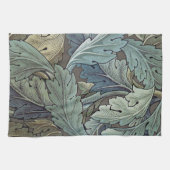 William Morris Acanthus Sage Bloemen Plantaardige Theedoek (Horizontaal)
