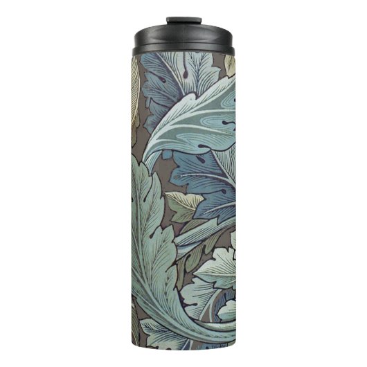 William Morris Acanthus Sage Bloemen Plantaardige Thermosbeker (Voorkant)