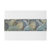 William Morris Acanthus Sage Bloemen Plantaardige Uitnodigingen Wikkel (Achterkant Voorbeeld)