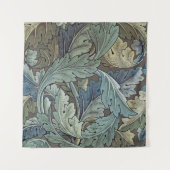 William Morris Acanthus Sage Bloemen Plantaardige Wandkleed (Voorkant (horizontaal))