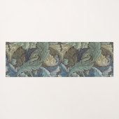 William Morris Acanthus Sage Bloemen Plantaardige Yogamat (Achterkant (horizontaal))