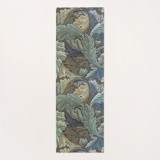 William Morris Acanthus Sage Bloemen Plantaardige Yogamat (Achterkant)