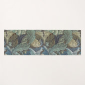 William Morris Acanthus Sage Bloemen Plantaardige Yogamat (Voorkant (horizontaal))