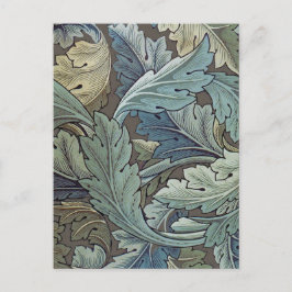 William Morris Acanthus Salie Bloem Florale Botani Briefkaart
