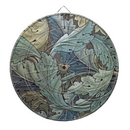 William Morris Acanthus Salie Bloem Florale Botani Dartbord