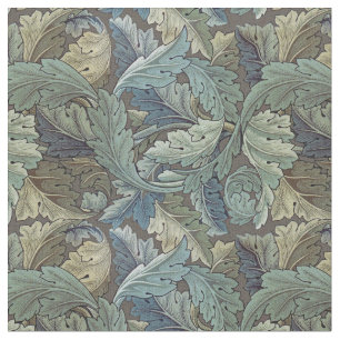 William Morris Acanthus Salie Bloem Florale Botani Stof