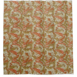 William Morris Acanthus Shower Curtain Douchegordijn