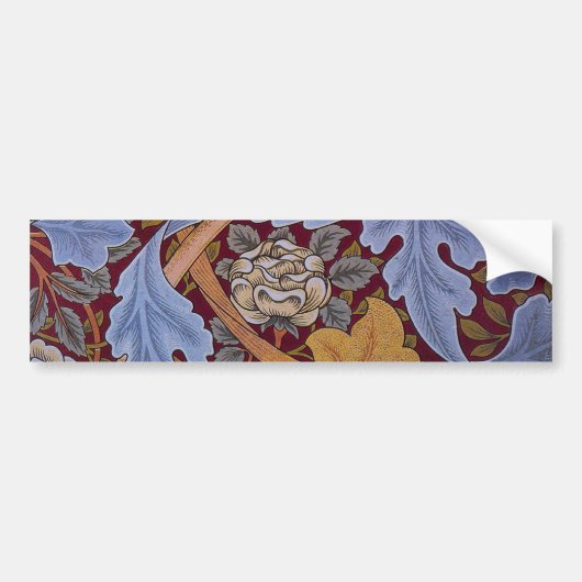 William Morris Acanthus St James Wallpaper Bumpersticker (Voorkant)