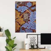 William Morris Acanthus St James Wallpaper Poster (Thuiskantoor)