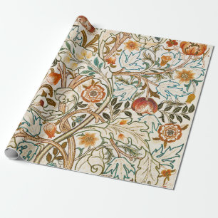 William Morris Acanthus Vintage Bloemkunst Cadeaupapier