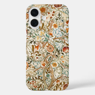 William Morris Acanthus Vintage Bloemkunst iPhone 16 Hoesje