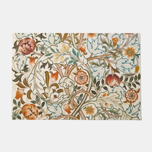 William Morris Acanthus Vintage Bloemkunst Deurmat (Voorkant)