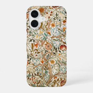William Morris Acanthus Vintage Bloemkunst iPhone 16 Hoesje