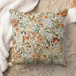 William Morris Acanthus Vintage Bloemkunst Kussen