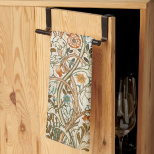 William Morris Acanthus Vintage Bloemkunst Theedoek