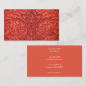 William Morris Acanthus voor velveteen design Visitekaartje (Voorkant / Achterkant)