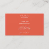 William Morris Acanthus voor velveteen design Visitekaartje (Achterkant)