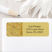 William Morris Acanthus Wallpaper Etiket (Insitu)