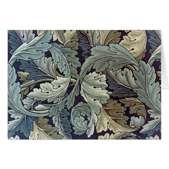 William Morris Acanthus Wallpaper Leaves (Voorkant Horizontaal)