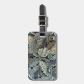 William Morris Acanthus Wallpaper Leaves Bagagelabel (Voorkant verticaal)