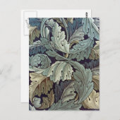 William Morris Acanthus Wallpaper Leaves Briefkaart (Voorkant / Achterkant)